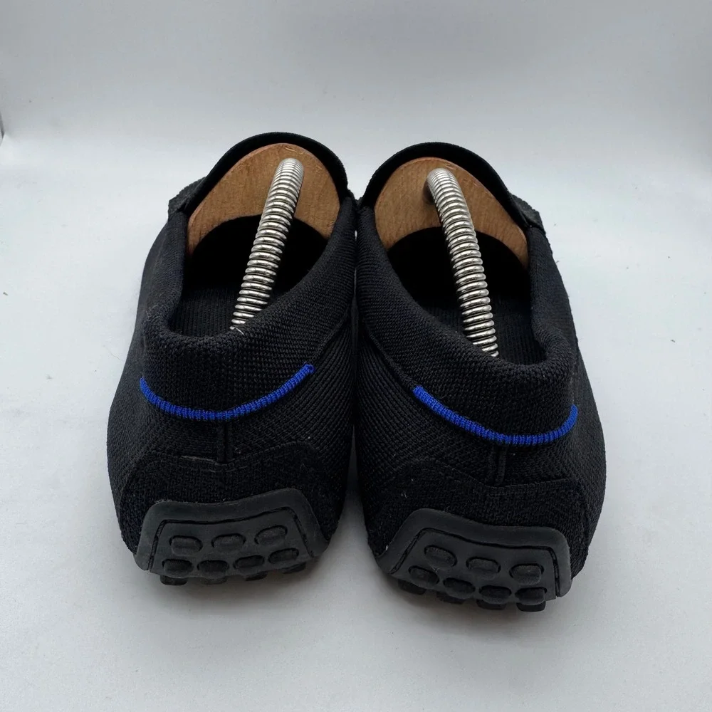 Rothy's Men's The Driver Loafers Black Knit Slip On Shoes‎ Size 11.5